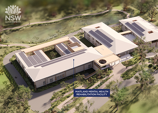 1. Maitland Mental Health Rehabilitation facility aerial