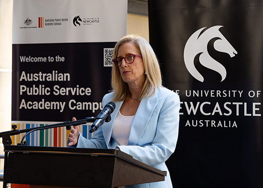 APSC Launch Minister Katy Gallagher presents