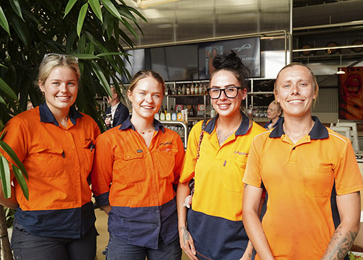 Ampcontrol Employees at IWD Breakfast