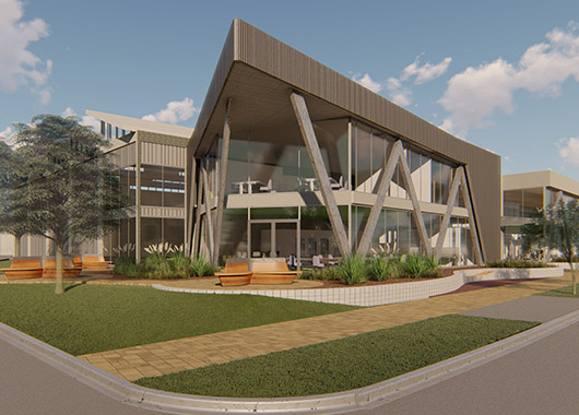 Industrial Building render