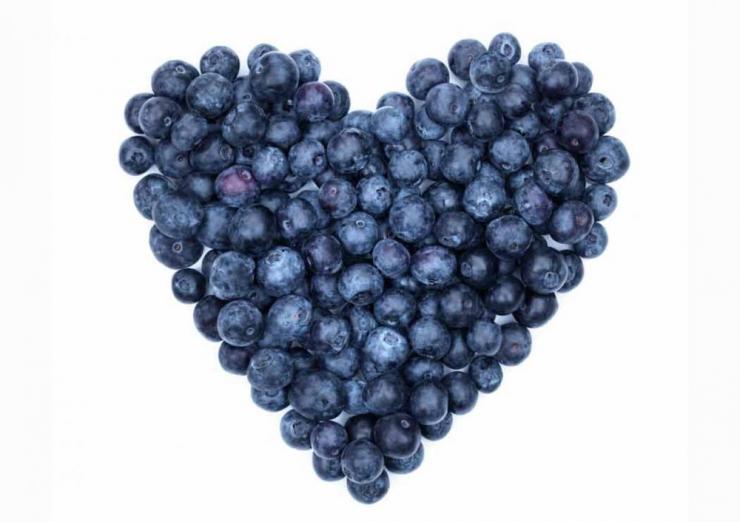Blueberry heart