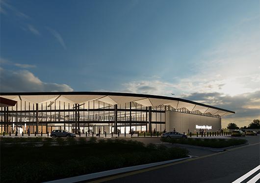 Airports Newcastle Airport Terminal Arrivals from Landside