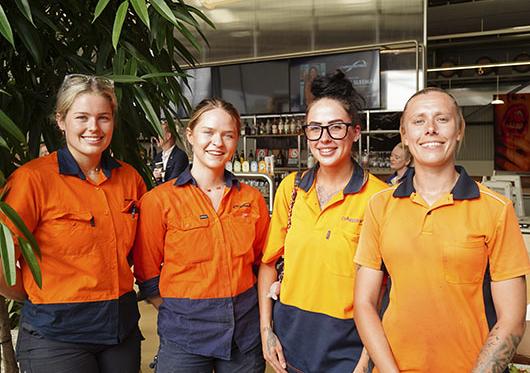 Ampcontrol Employees at IWD Breakfast