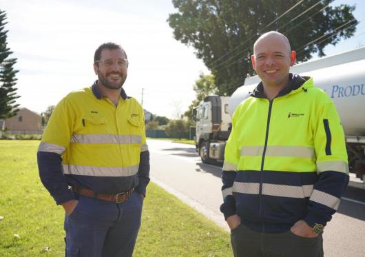 Councils Inpsection Officer Mark Brennan and Executive Liaison Officer Paul Smith.