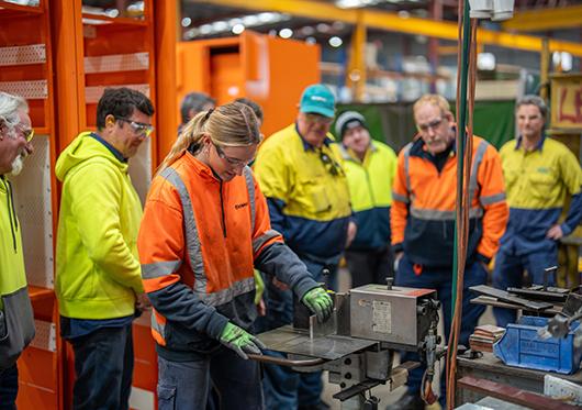 Downer and Aruma working together to manufacture parts