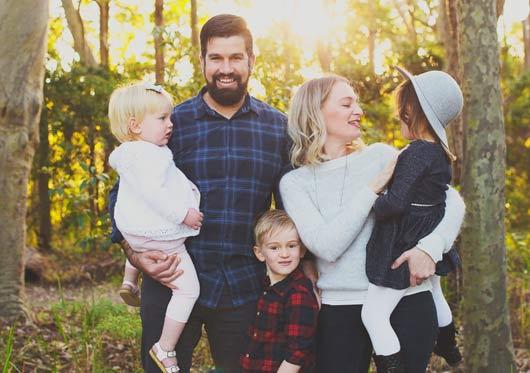 Josh Jeffress family Credit Lauren Elizabeth Photgraphy