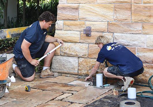 Plumbing apprentices