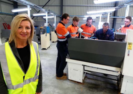 Sharon Smith on the job