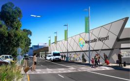 Newcastle Airport land view