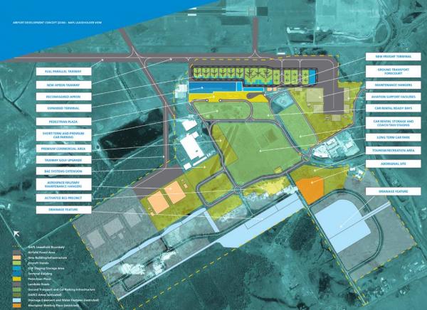 2036 Newcastle Airport Vision website