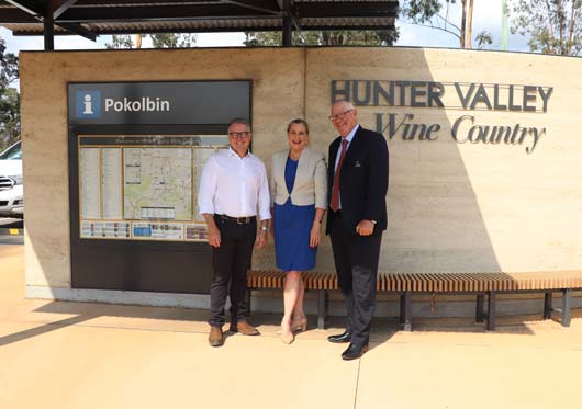 Hunter Valley Wine Country Tourism Signage
